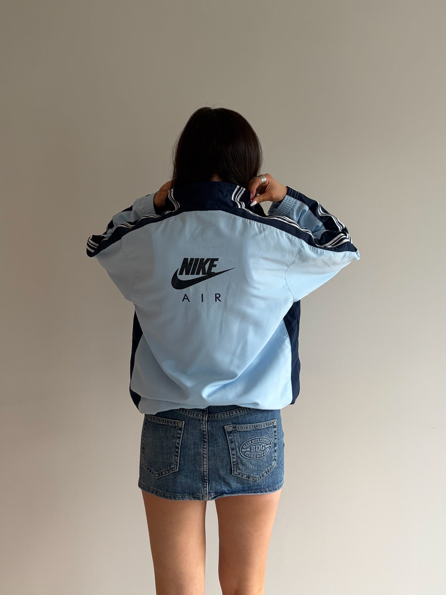 Vintage Nike Baby Blue Track Jacket