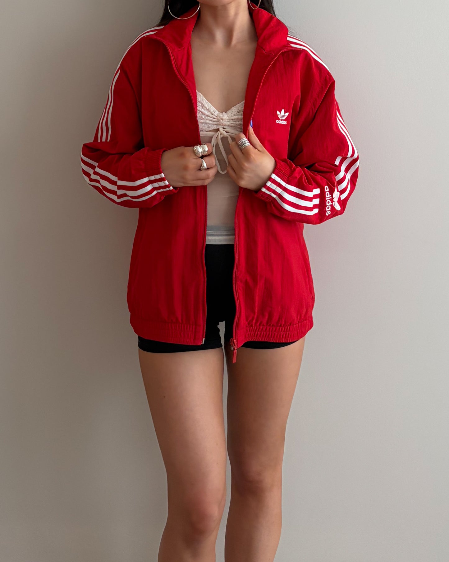 Vintage Adidas Red Track Jacket
