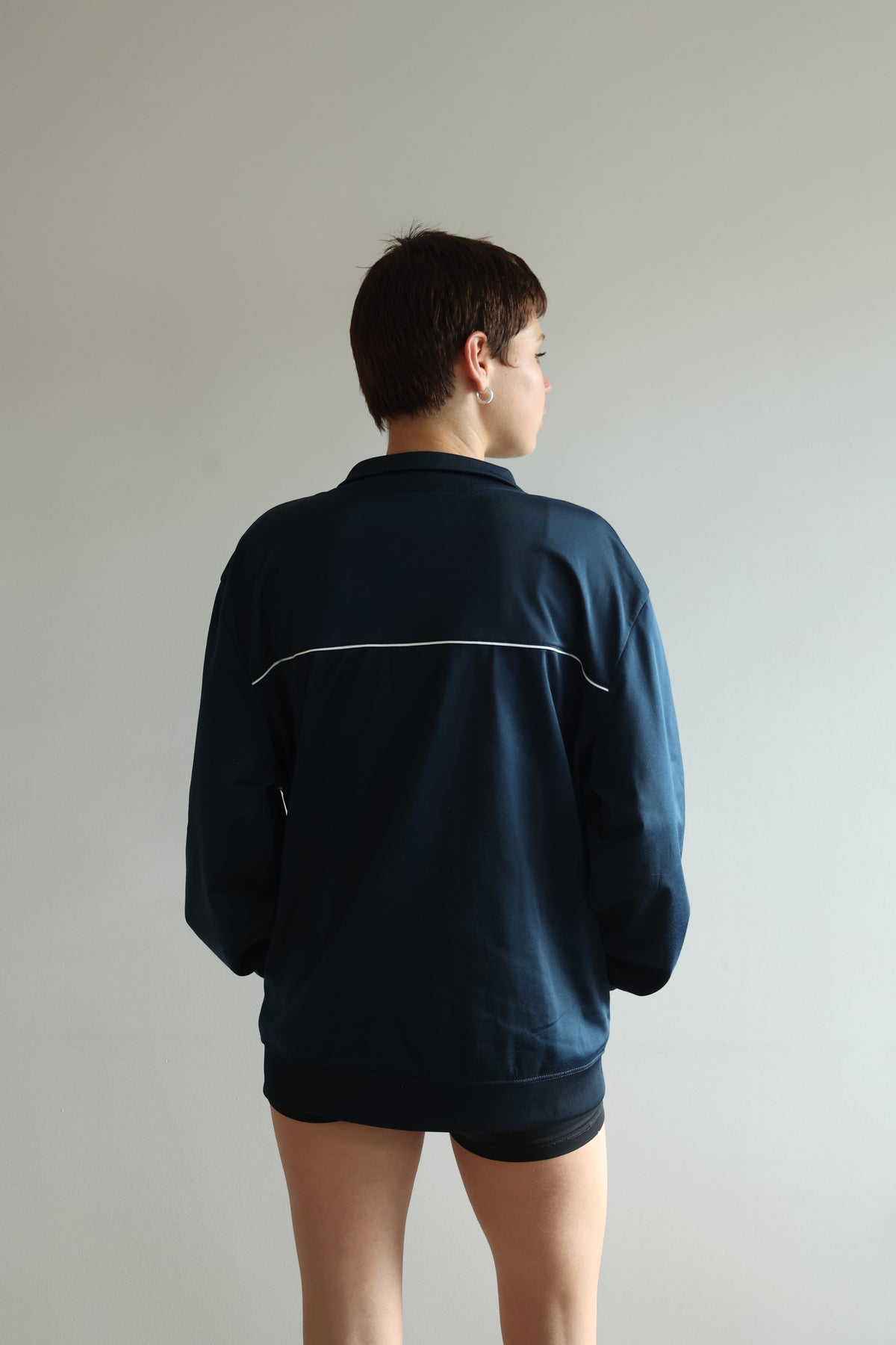 Nike navy track top
