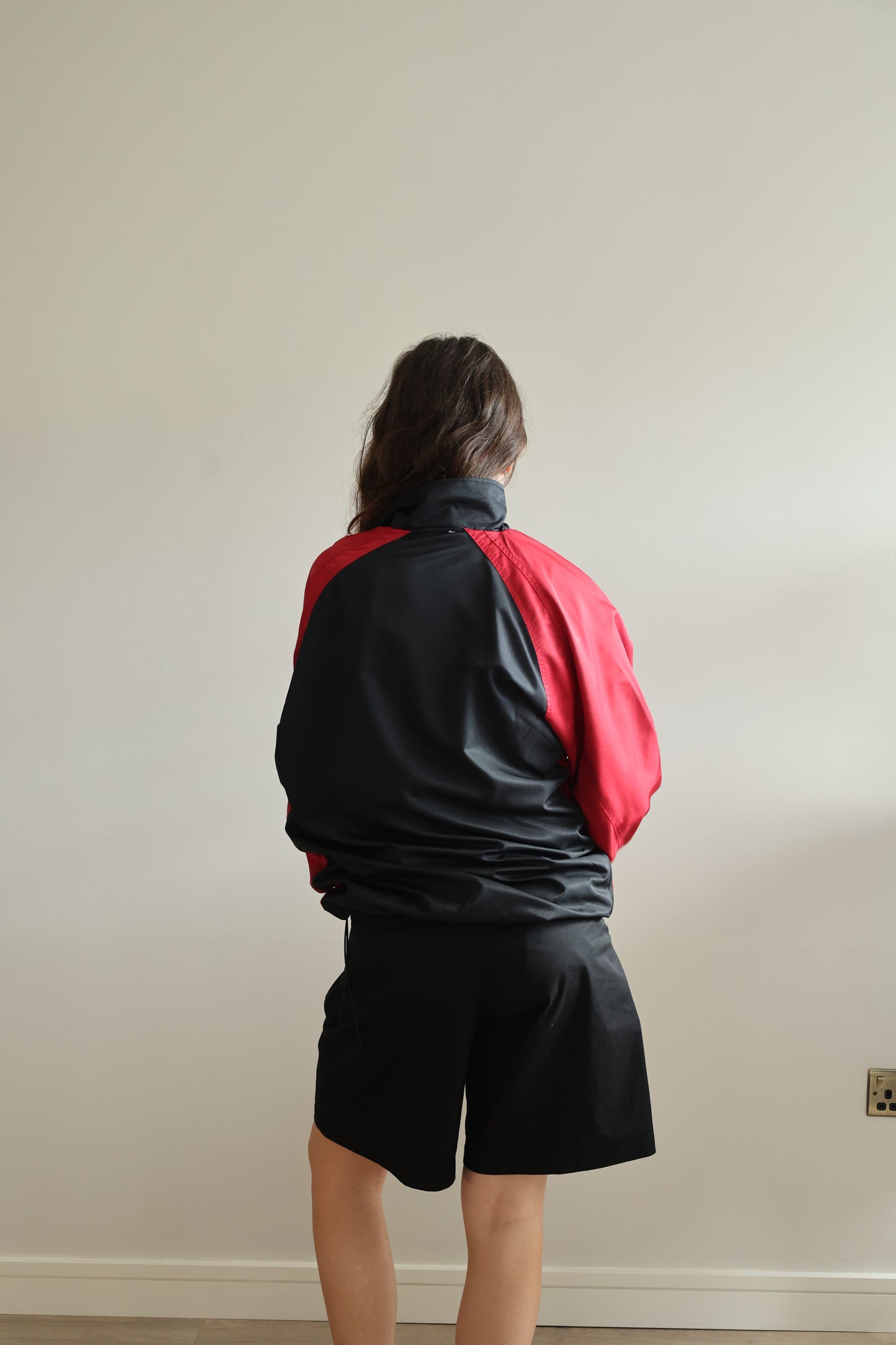 Adidas Black and Red Track Jacket