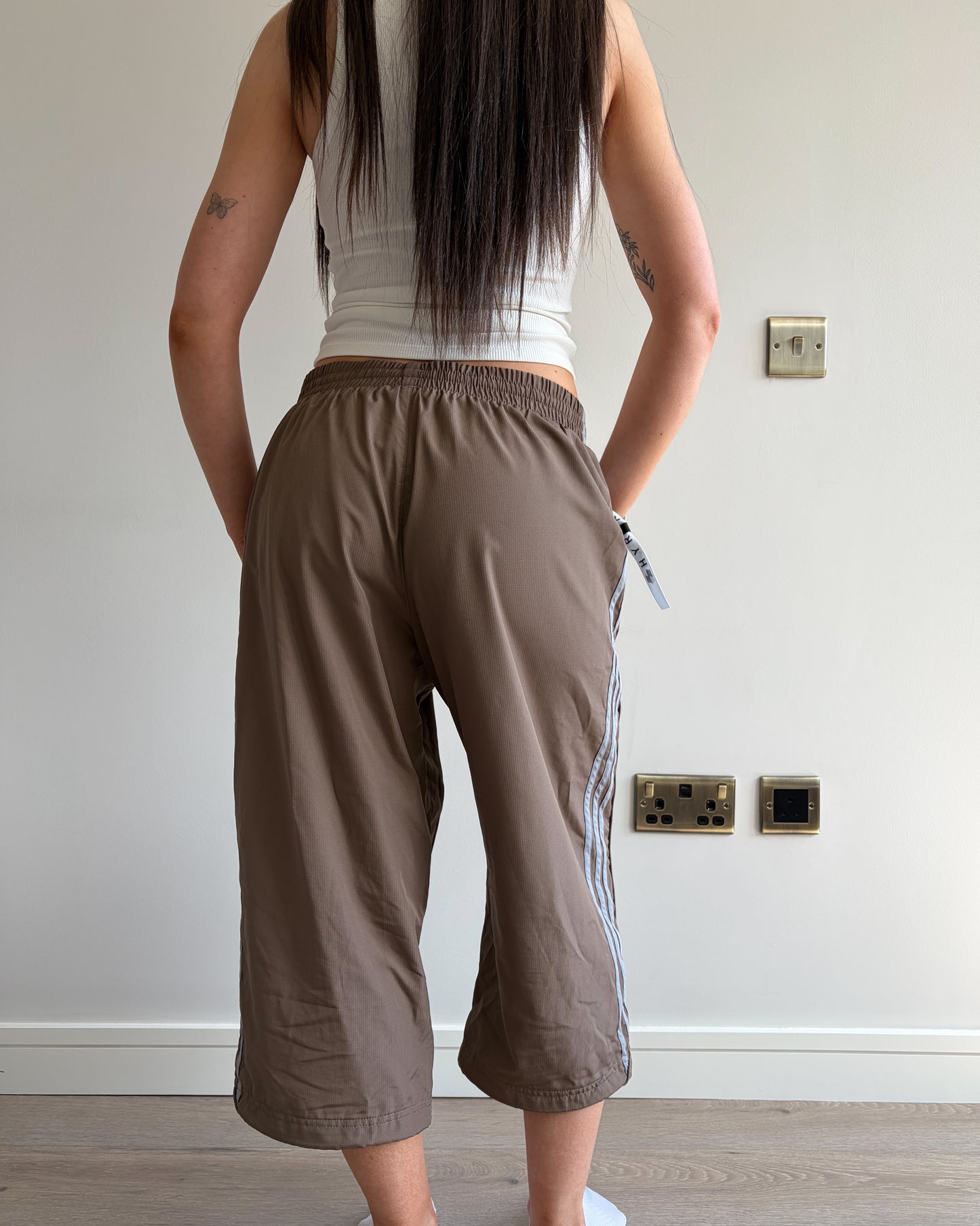 Vintage Brown Adidas Capris