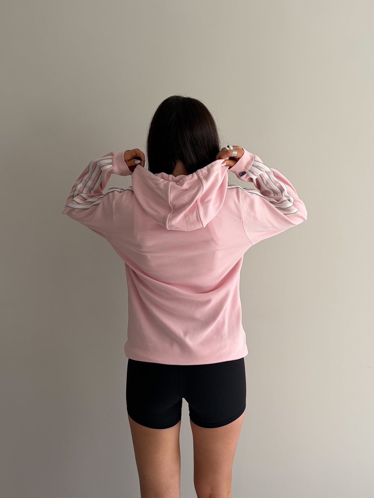 Vintage Adidas Pink Zip Hoodie