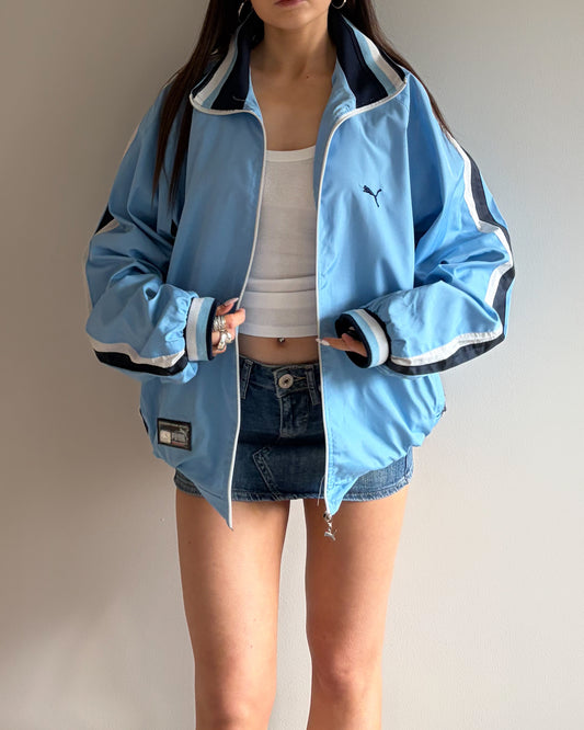 Vintage Puma Blue Track Jacket