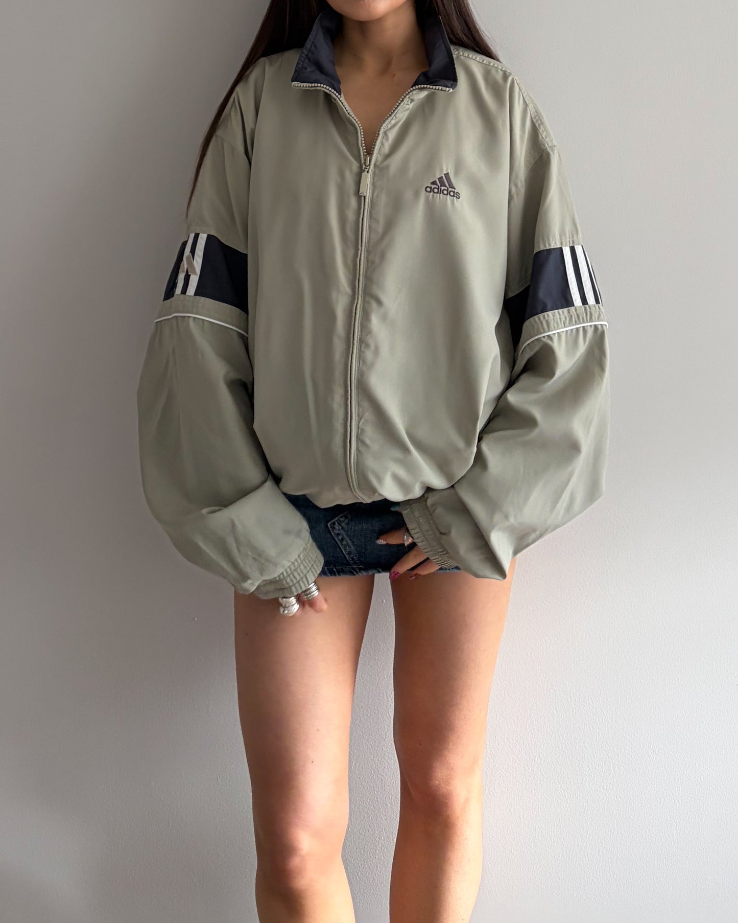 Vintage Adidas Beige Track Jacket