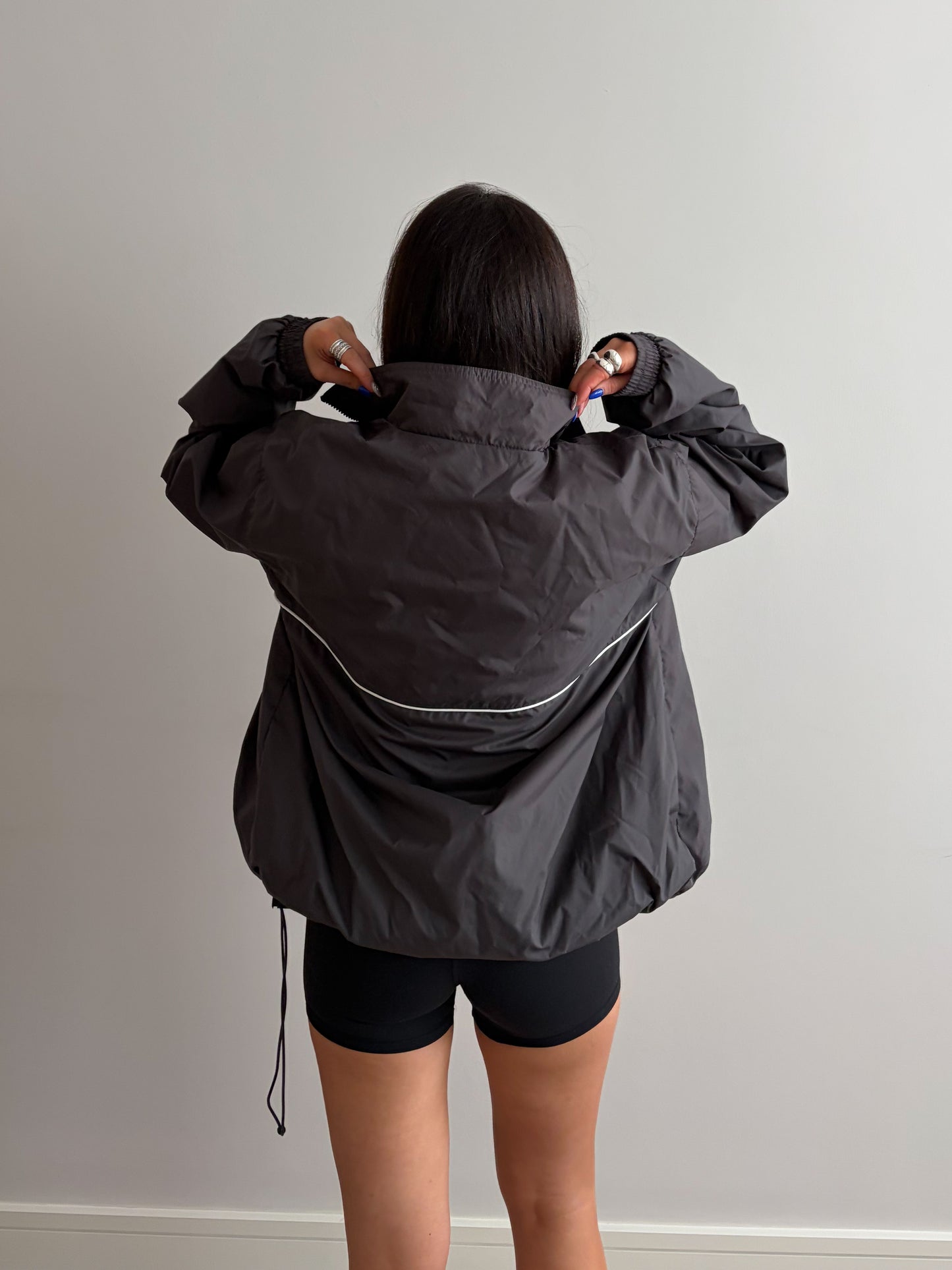Vintage Charcoal Fila Track Jacket
