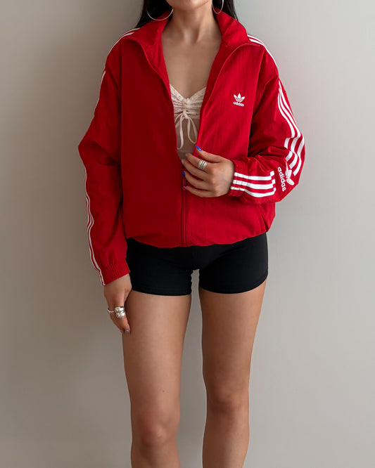 Vintage Adidas Red Track Jacket