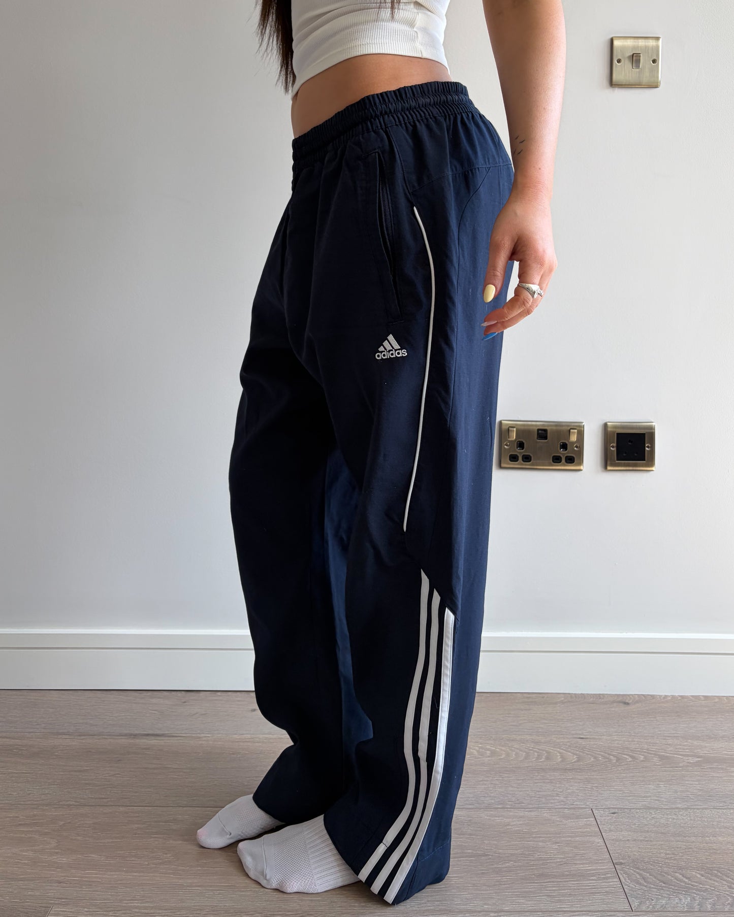 Vintage Navy Adidas Track Pants