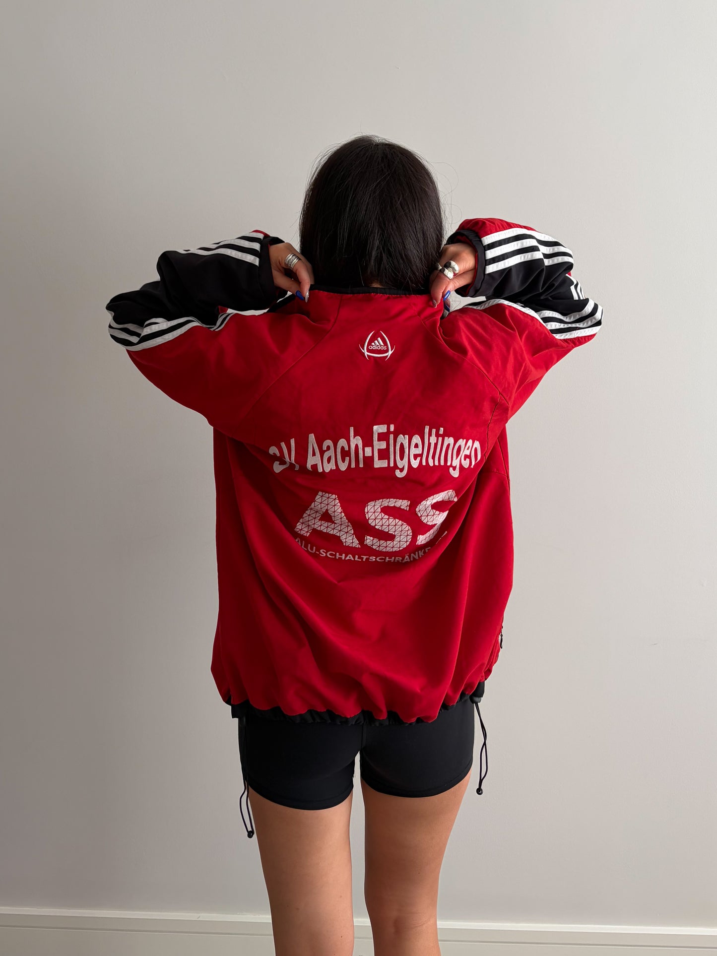 Vintage Adidas Red / Black Track Jacket