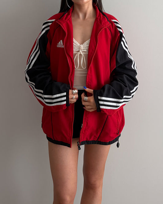 Vintage Adidas Red / Black Track Jacket