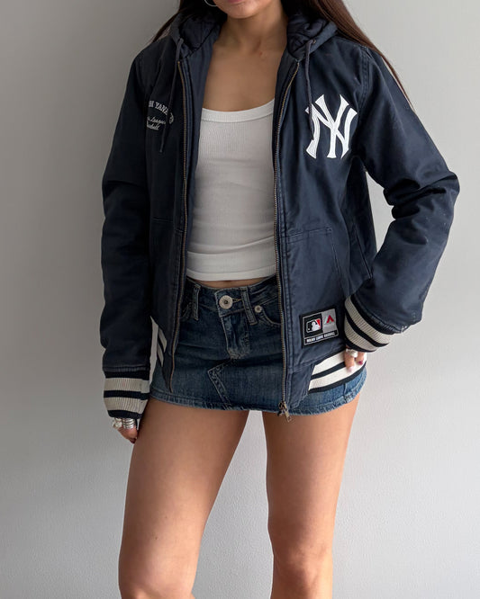 Yankees Navy Denim Jacket