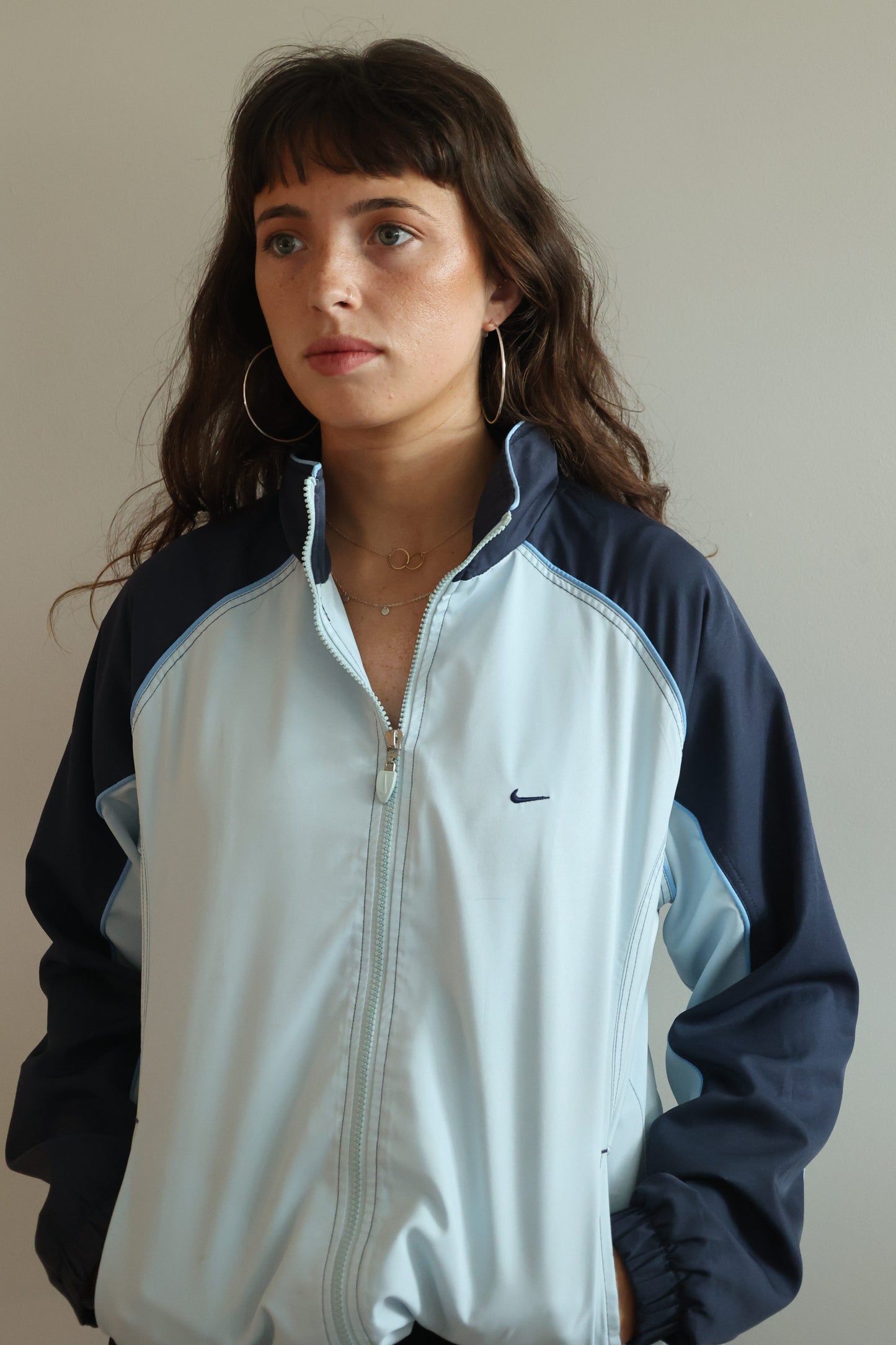 Nike Baby blue track jacket