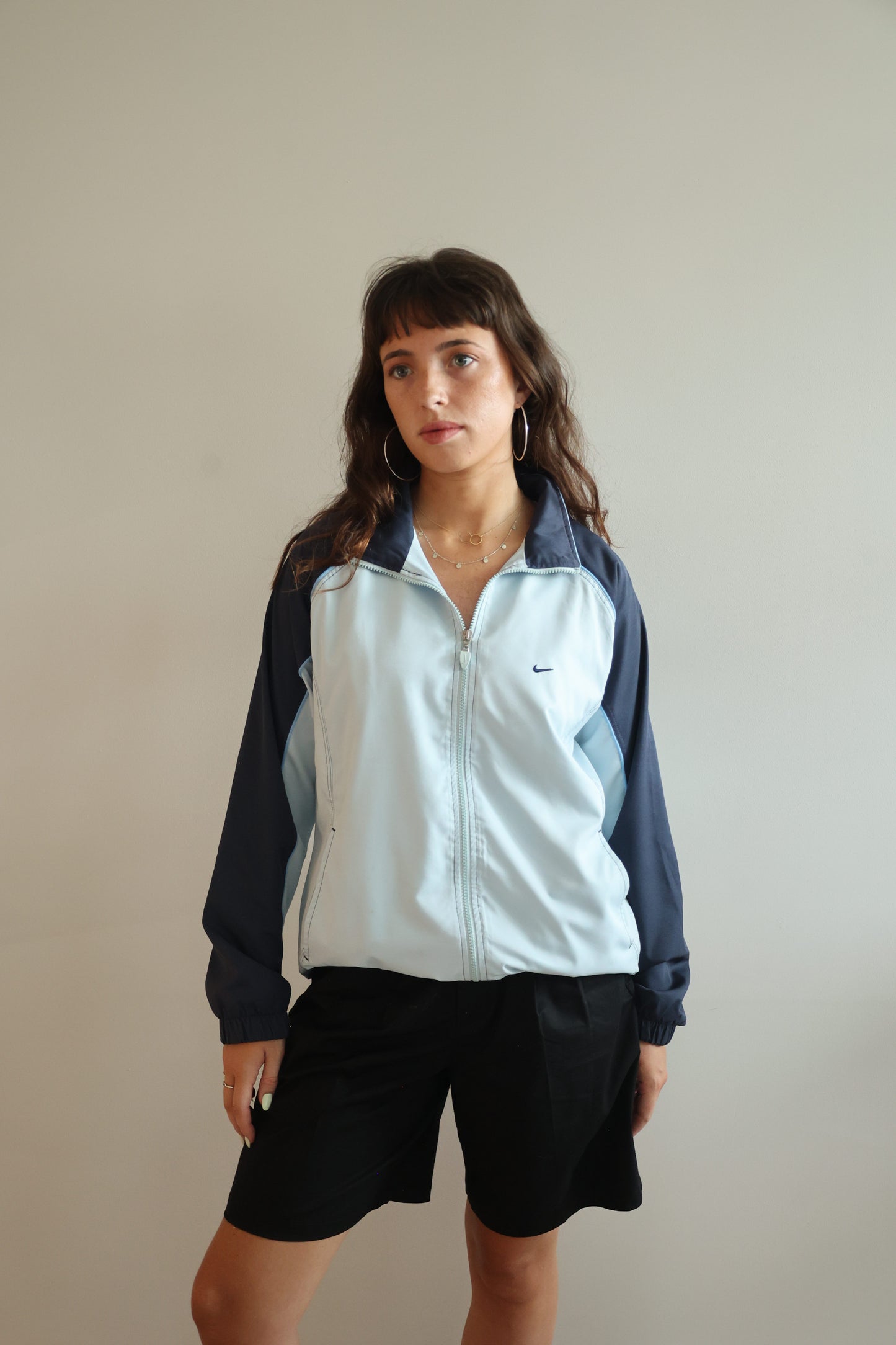 Nike Baby blue track jacket