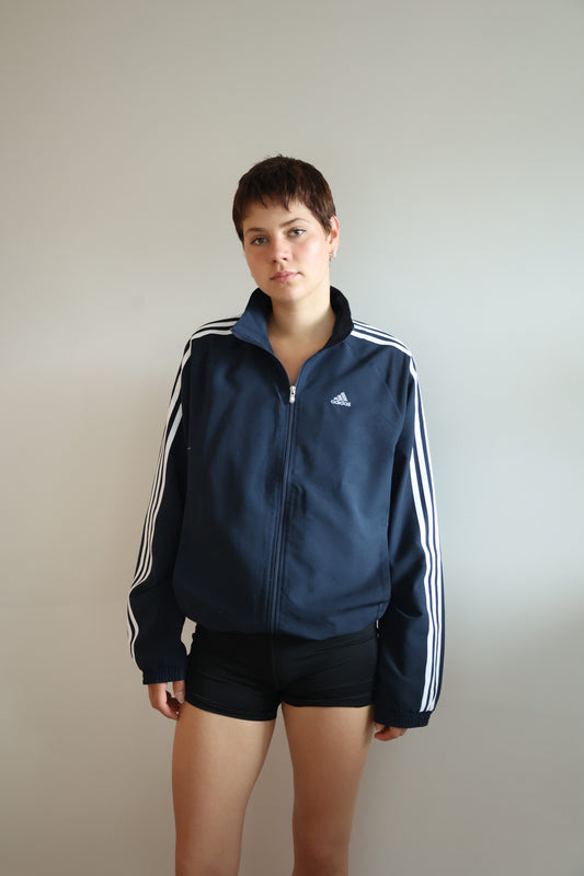 Adidas navy track jacket