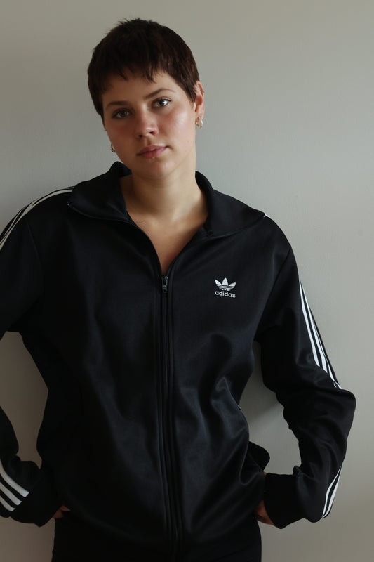 Adias Black Track Top