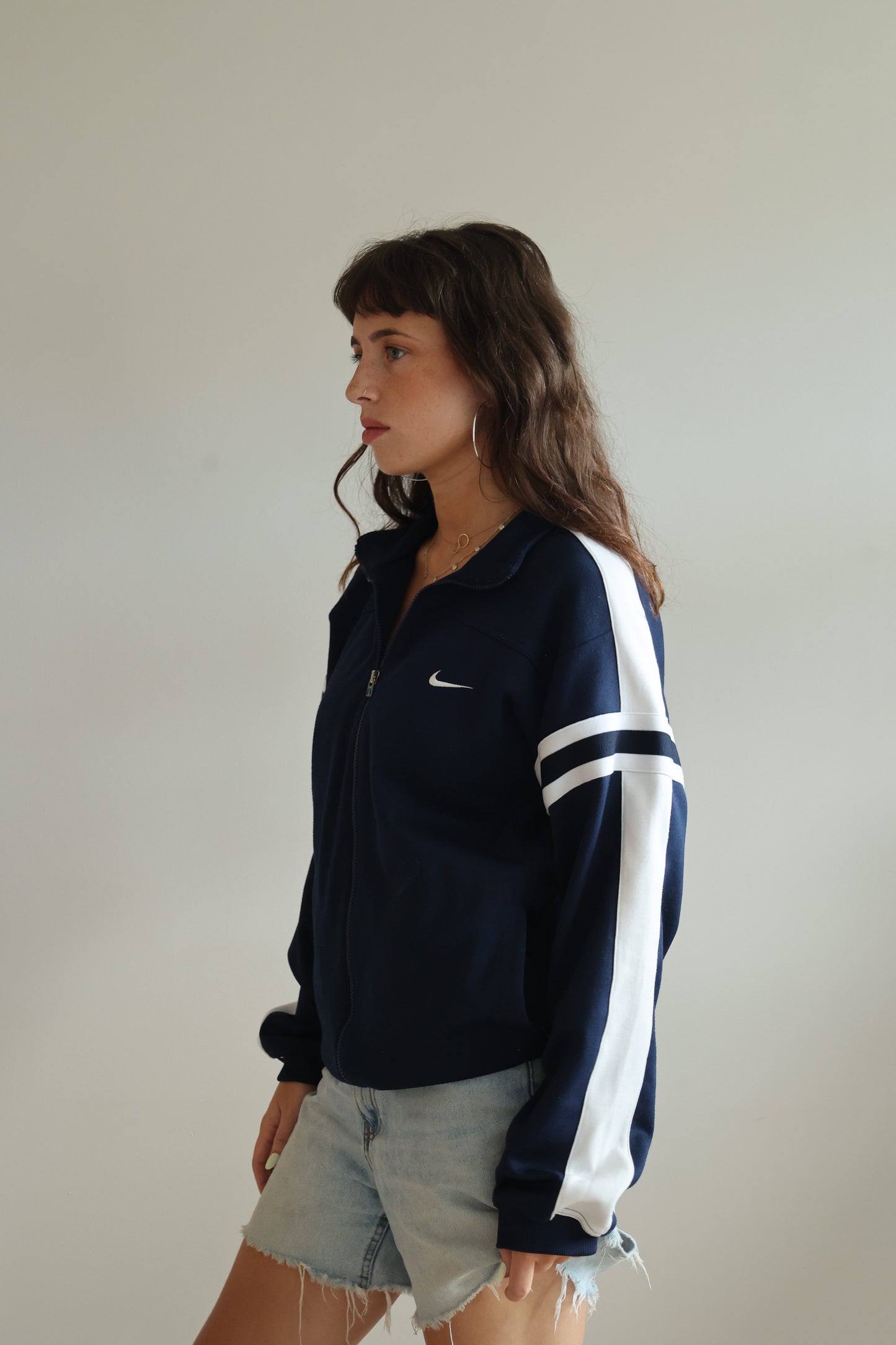 Nike navy zip up Sweatshirt