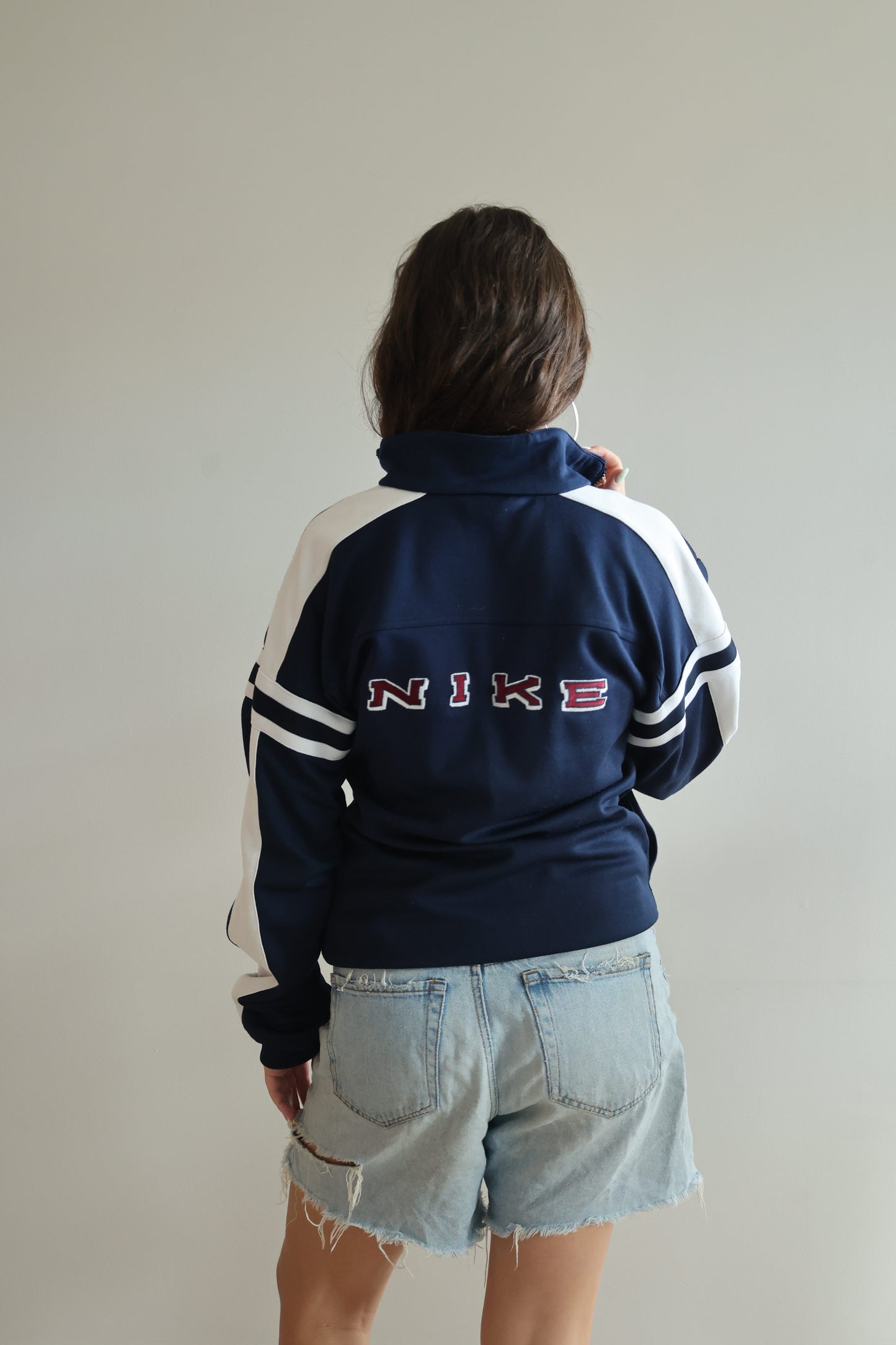 Nike navy zip up Sweatshirt