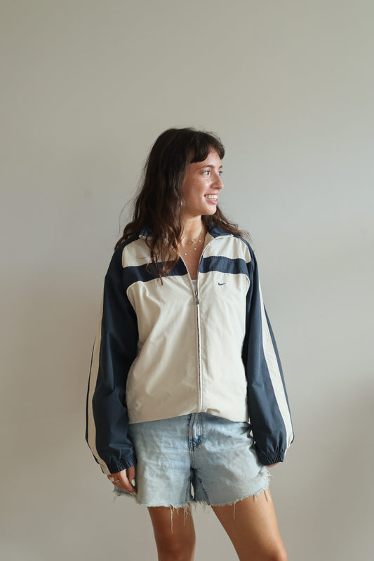 Nike Beige and navy Jacket