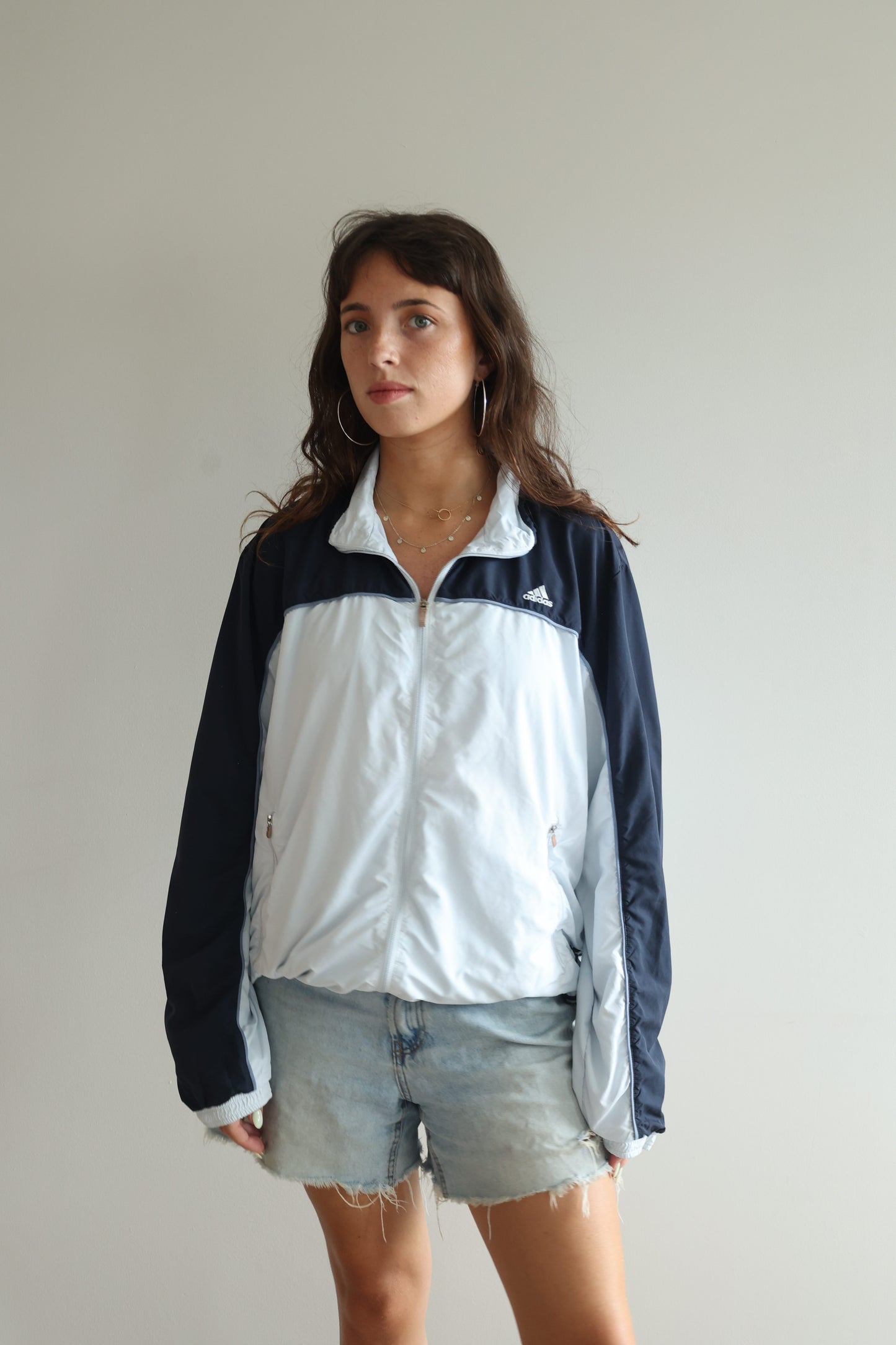 Adidas Baby Blue panel Jacket