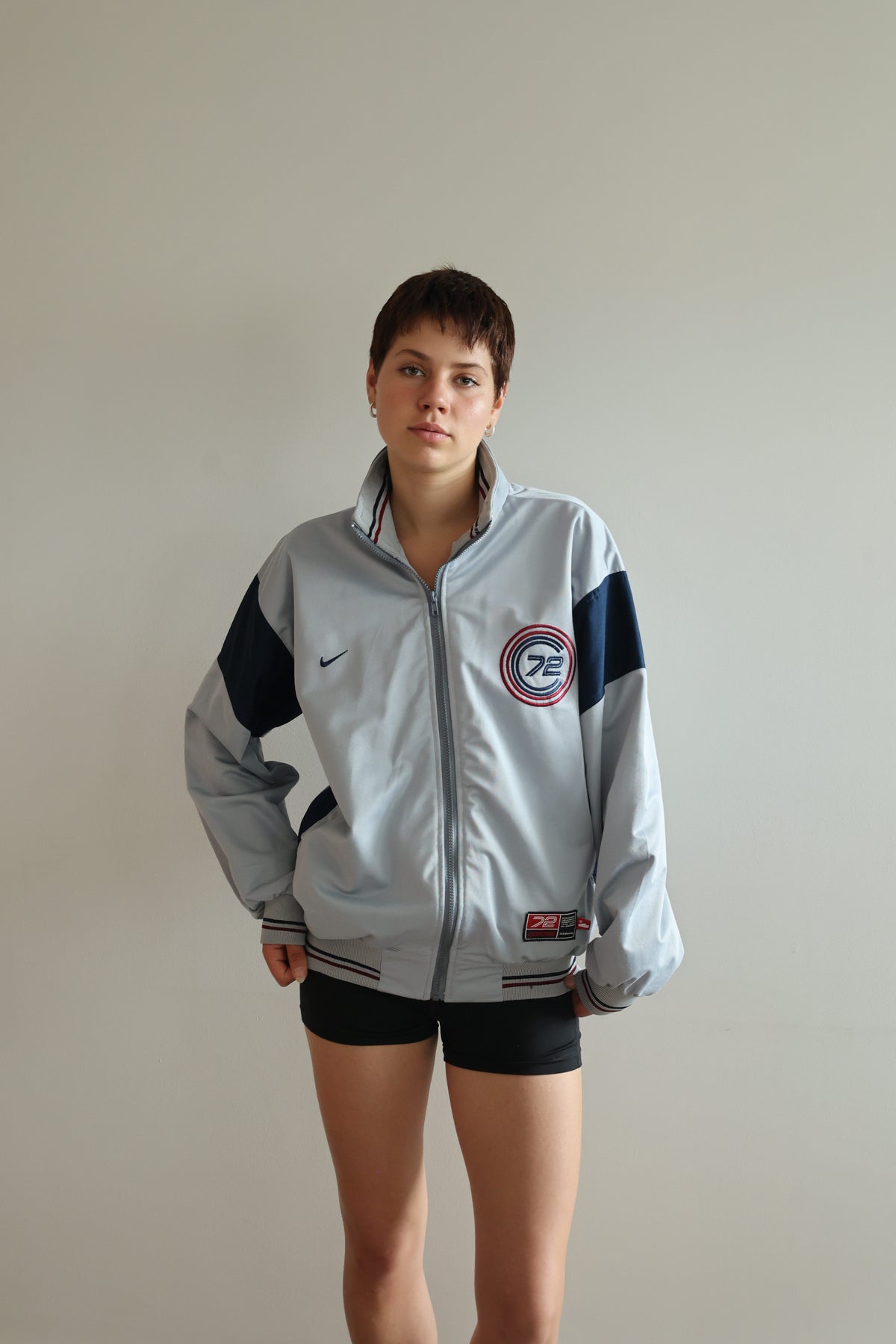 Nike grey Track Top