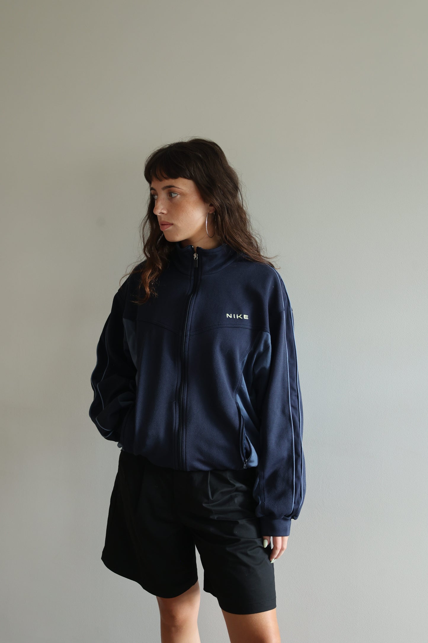 Nike navy zip up Sweatshirt