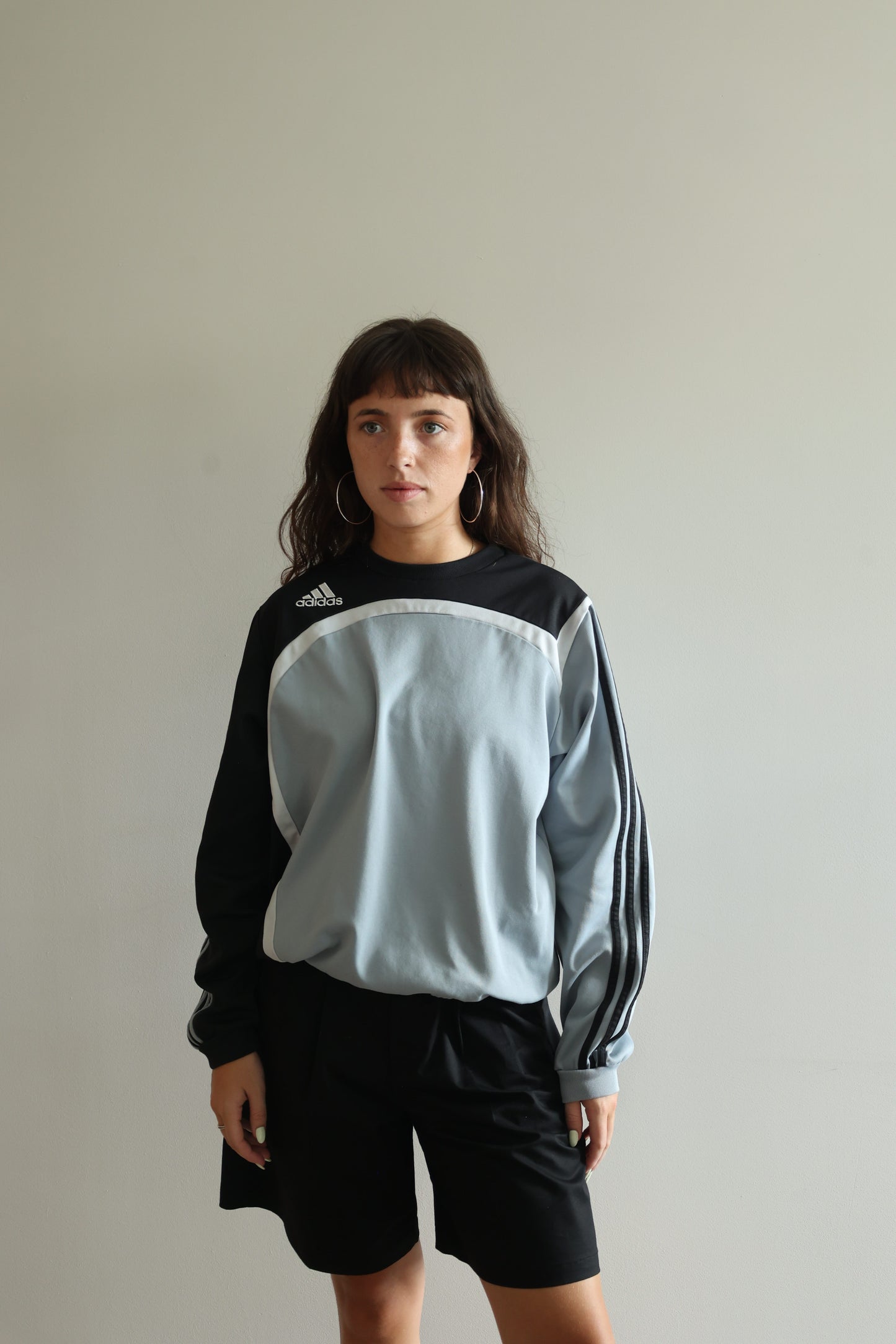 Teal Blue Adidas sweatshirt