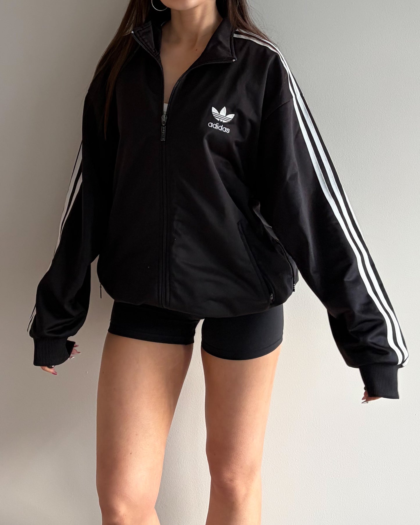 Vintage Adidas Black Track Top