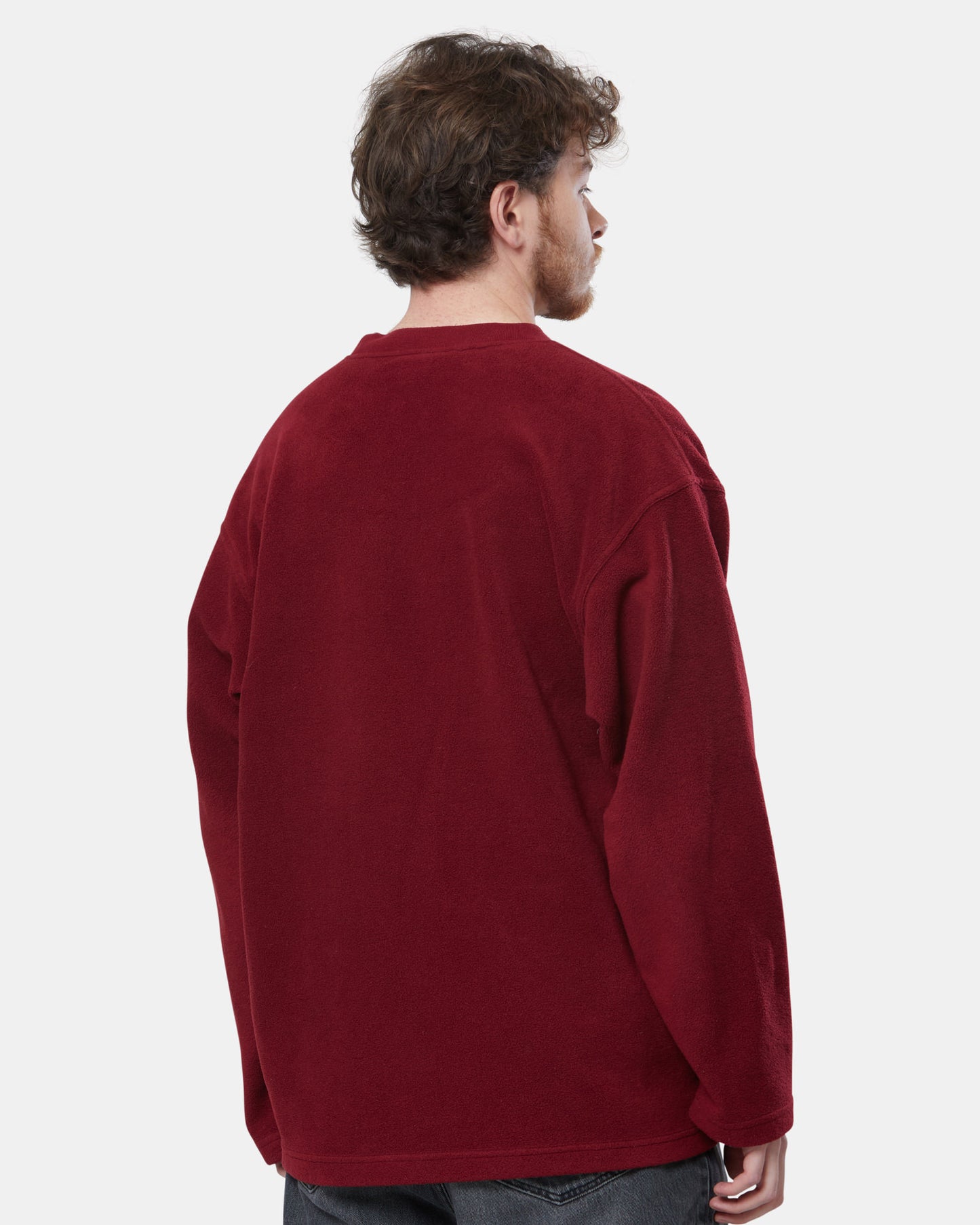 Adidas Burgundy Spell Out Fleece