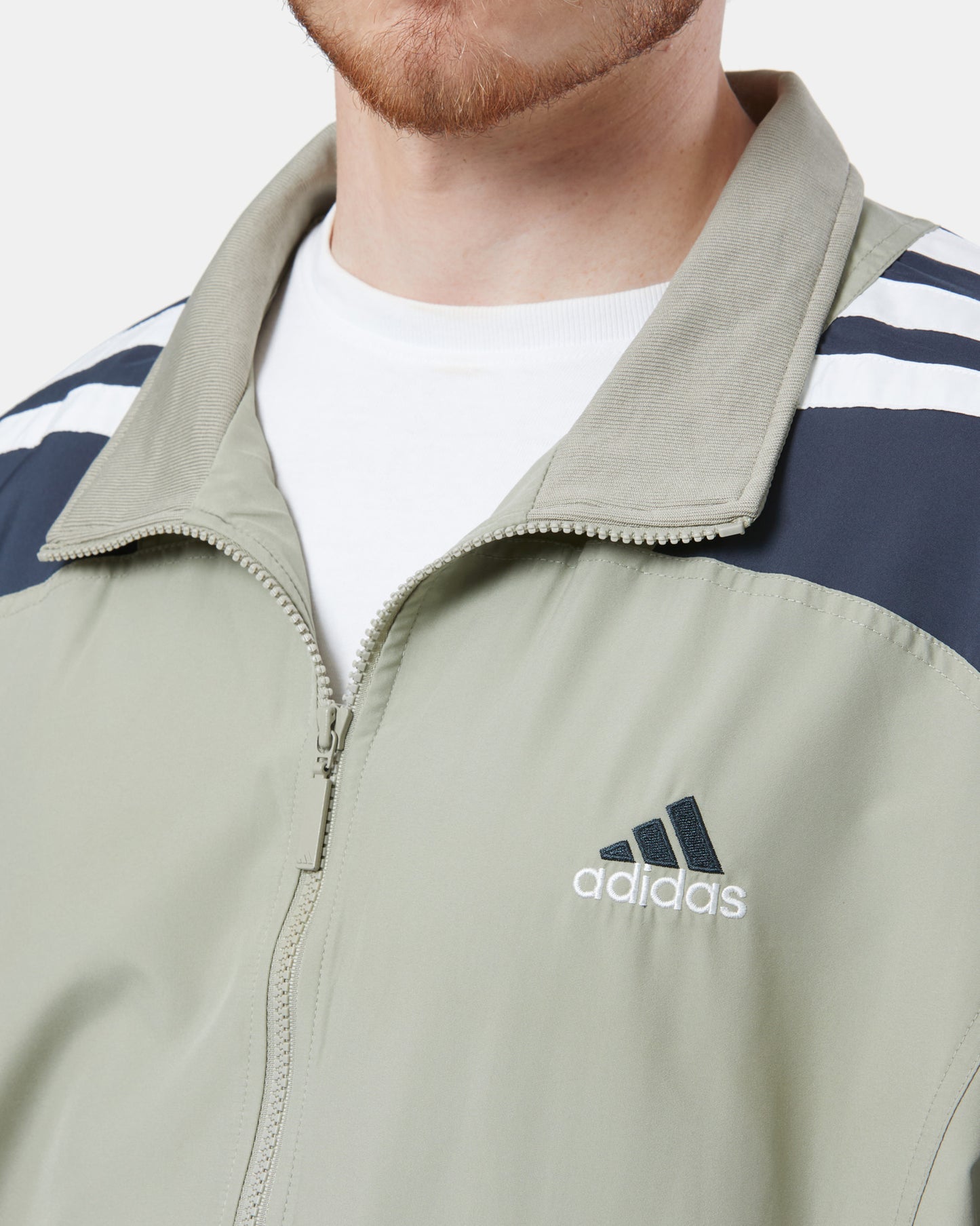 Adidas Beige and Navy Jacket