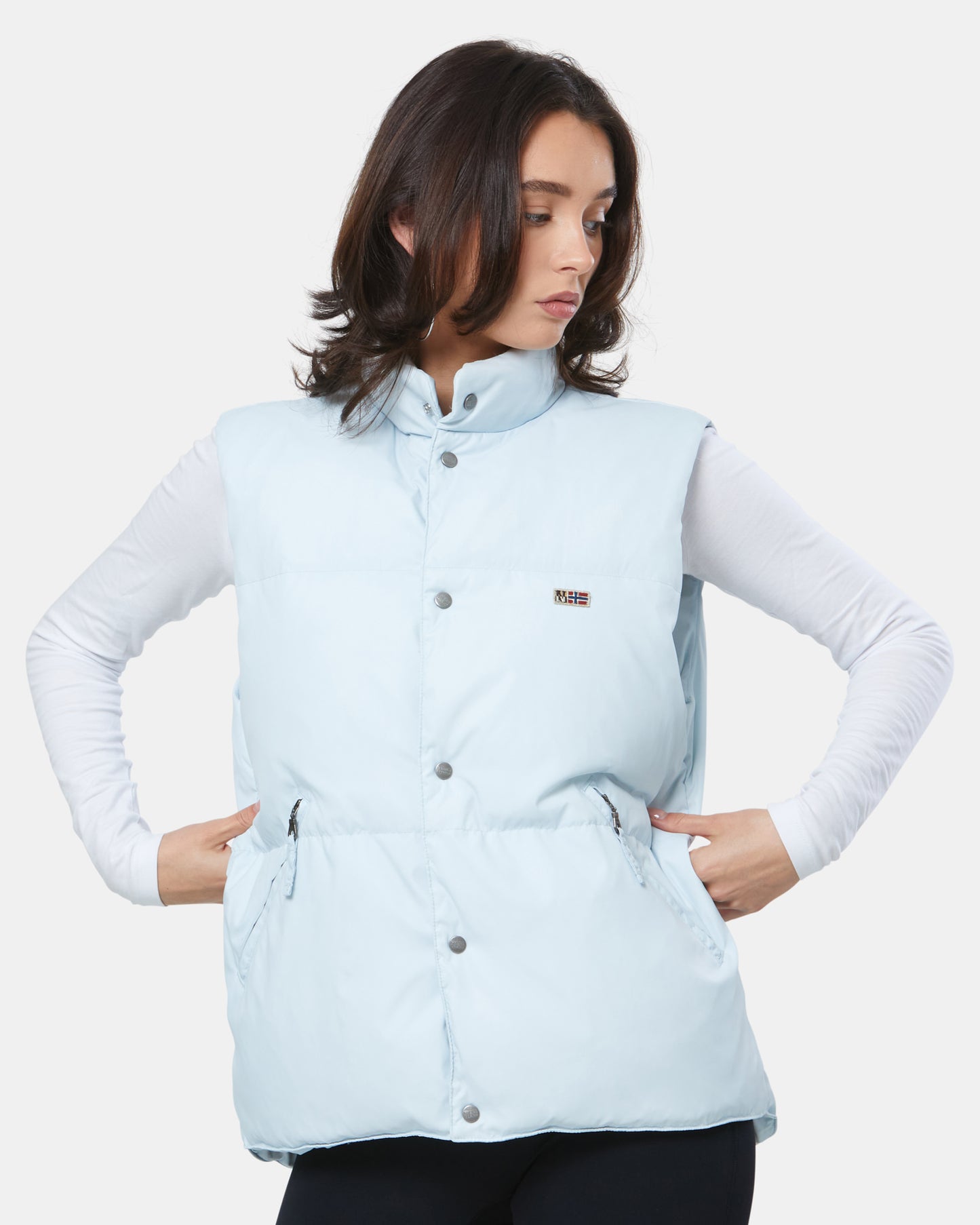Napapijri Ice Blue Puffer Jacket