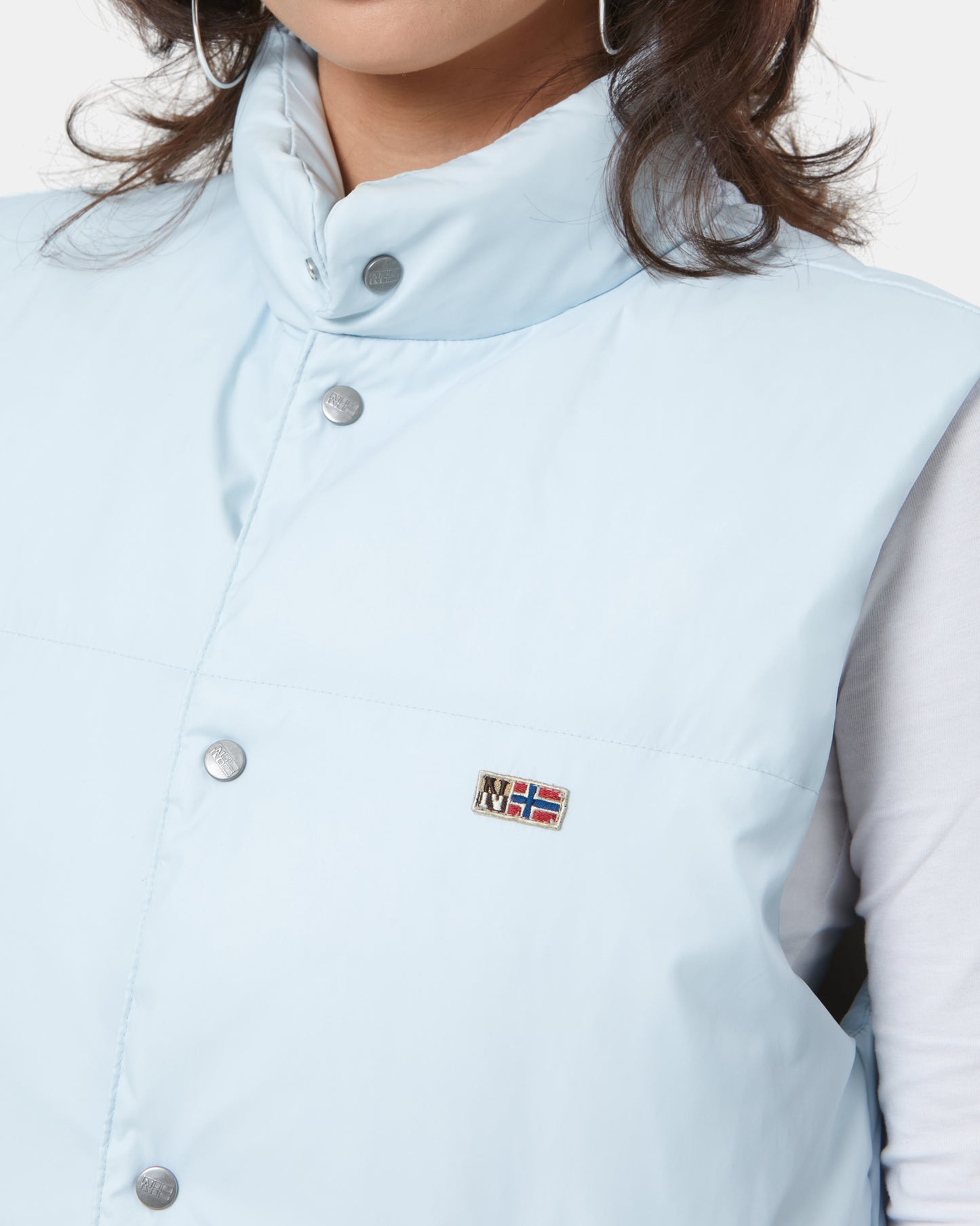 Napapijri Ice Blue Puffer Jacket