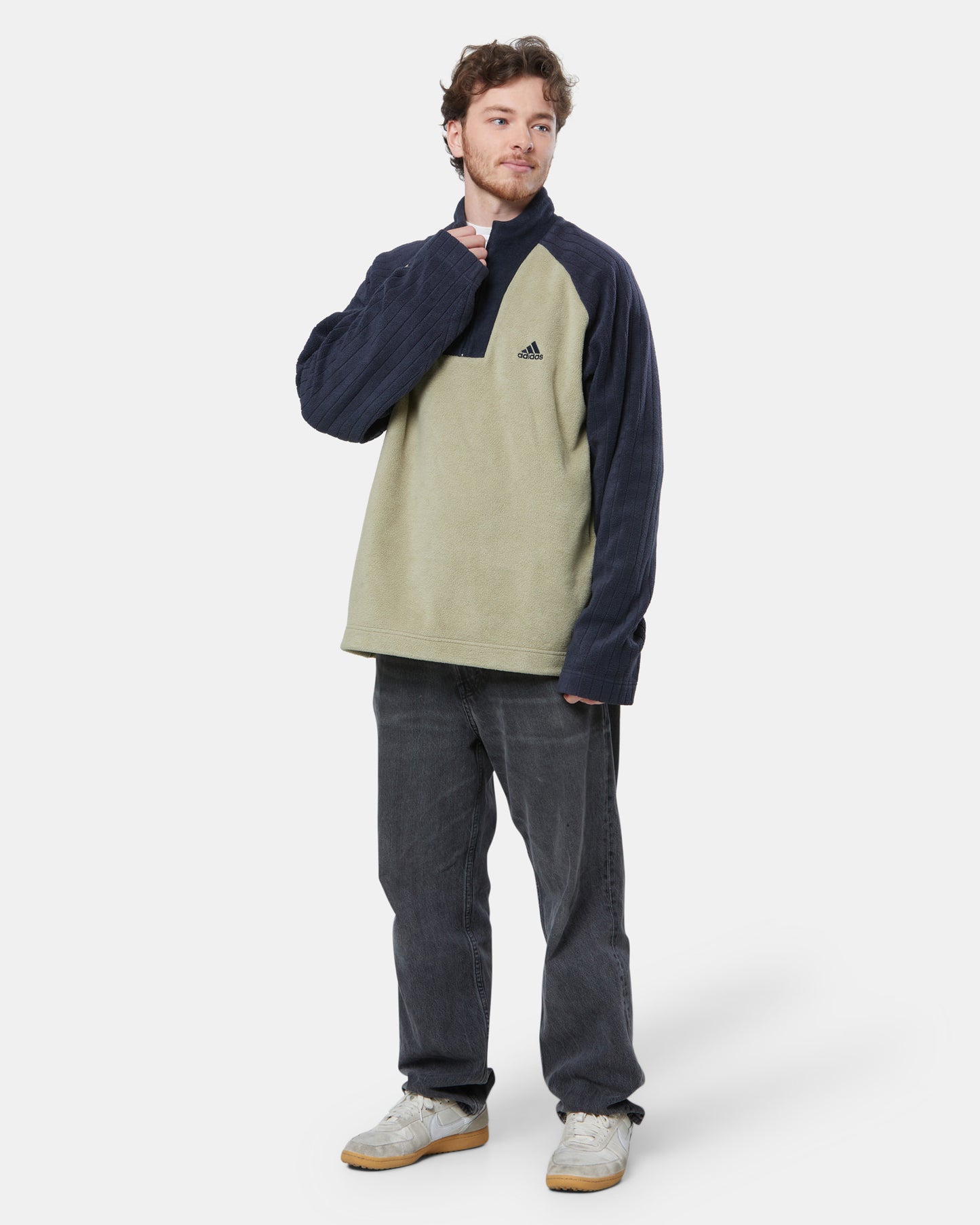 Adidas Two-Tone 1/4 zip Fleece