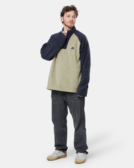 Adidas Two-Tone 1/4 zip Fleece