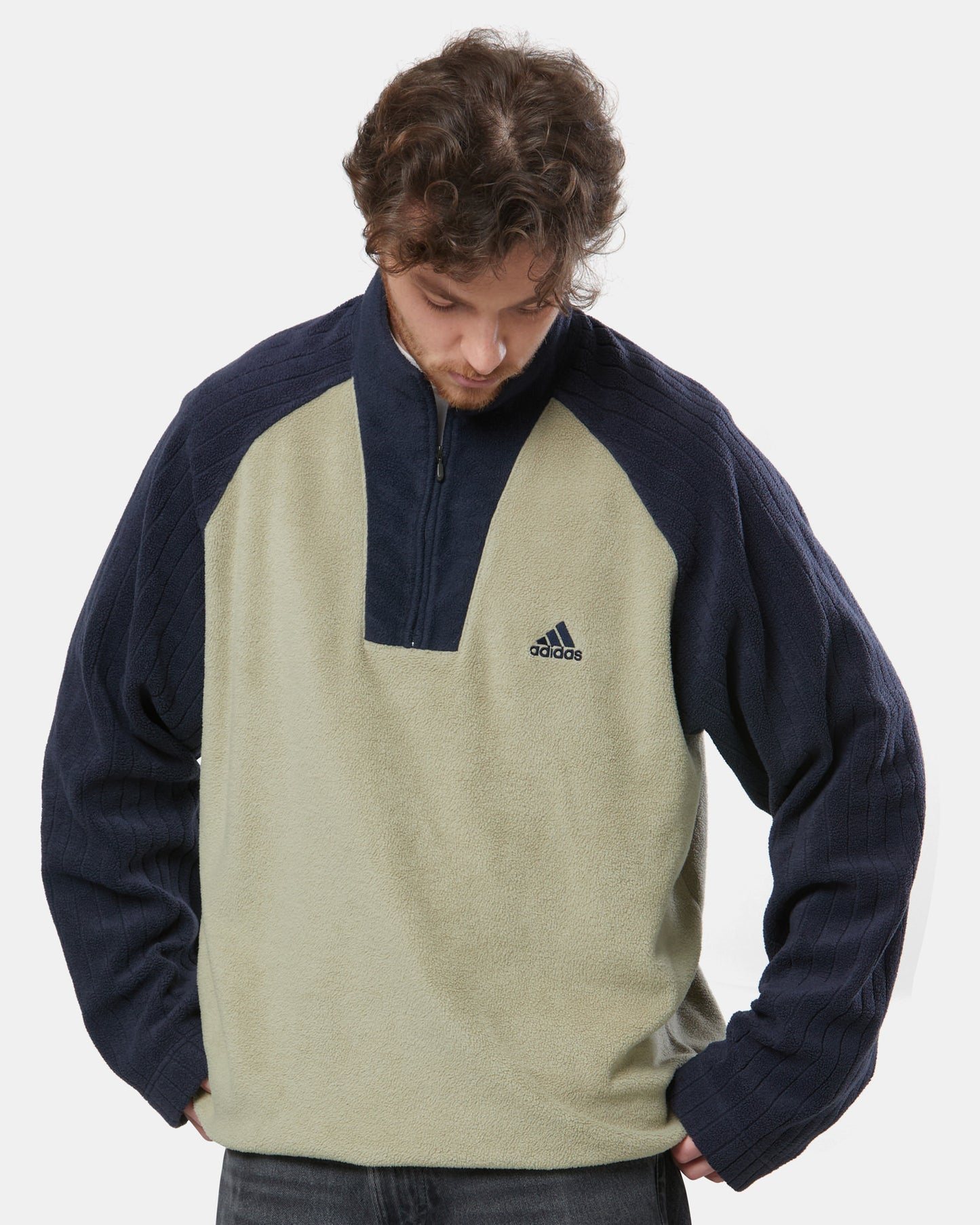 Adidas Two-Tone 1/4 zip Fleece