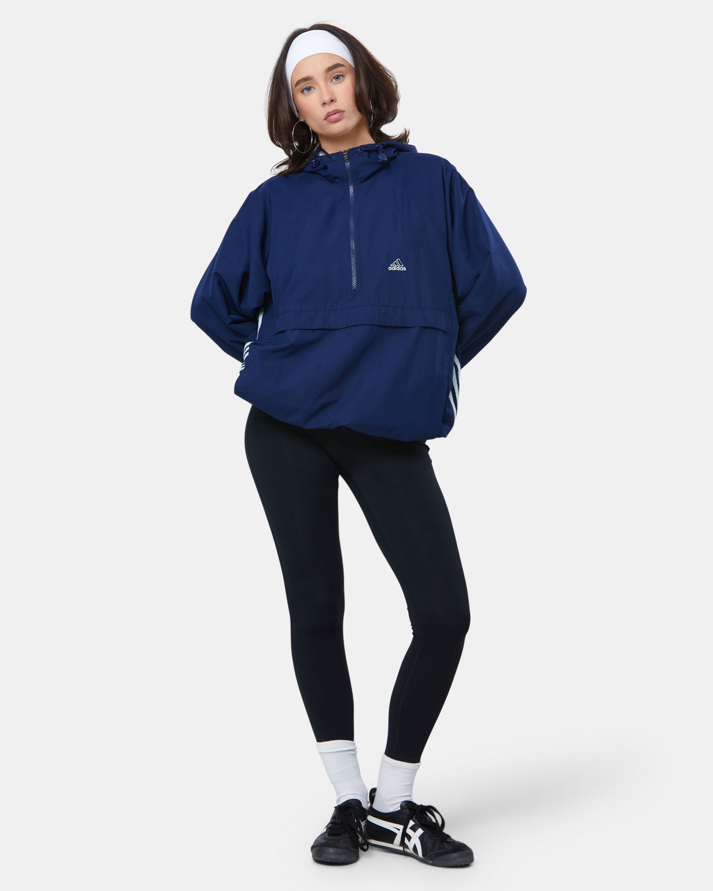 Adidas Half Zip Windbreaker Jacket