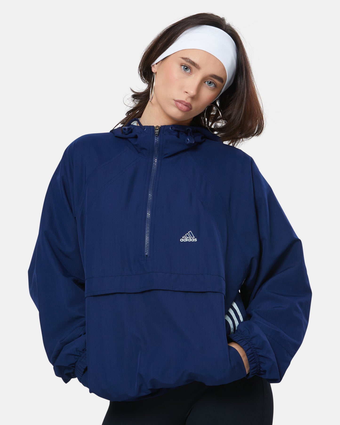 Adidas Half Zip Windbreaker Jacket