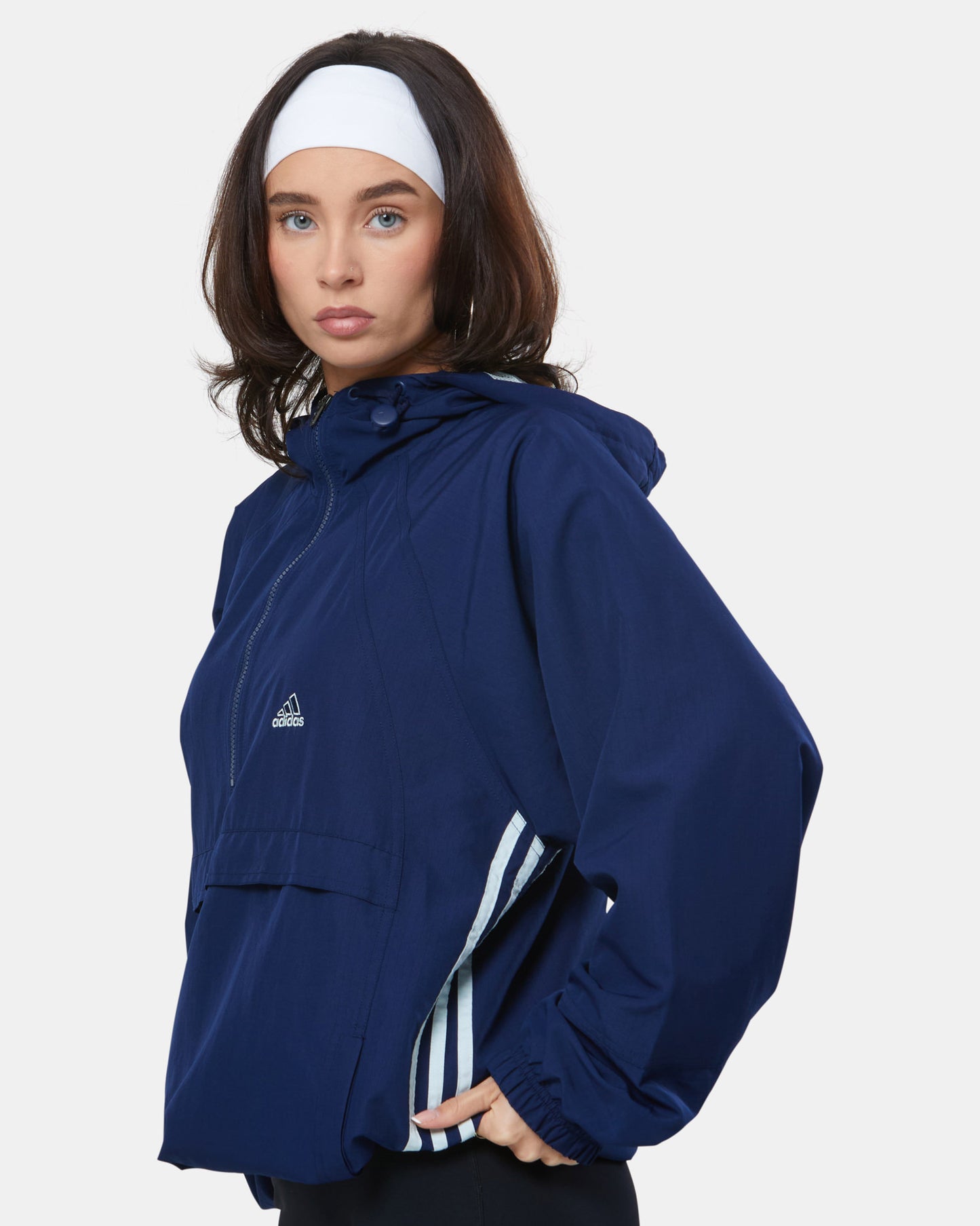 Adidas Half Zip Windbreaker Jacket