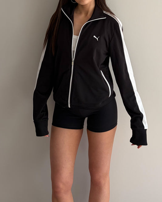 Vintage Puma Black / White Track Top