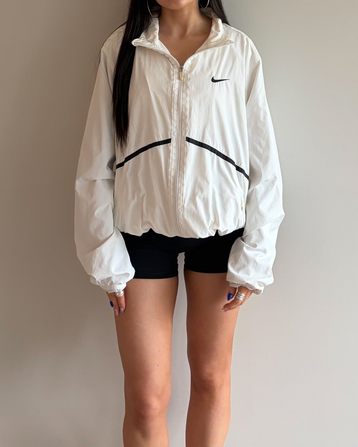 Vintage Nike White Track Jacket