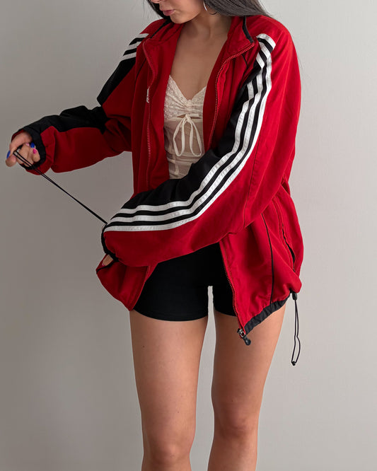 Vintage Adidas Red / Black Track Jacket