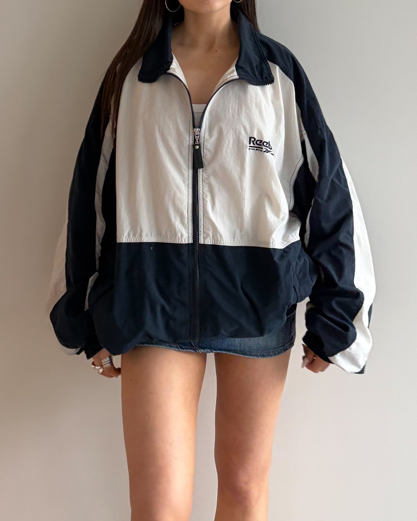 Vintage Reebok Navy Track Jacket